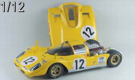 Модель 1:12 Ferrari 512S 5° 24h Le Mans Ecourie Francorchamps №12 de Fierland - Walker Ch.№1030 KIT
