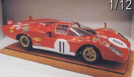 Модель 1:12 Ferrari 512S 4° 24h Le Mans Team Nart №11 (Sam Posey - Bucknum) Ch.№1014 KIT