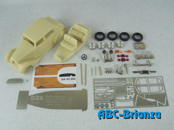 rolls-royce silver wraith «sedanca de ville» kit (комплект деталей для сборки) BRK43262 Модель 1 43