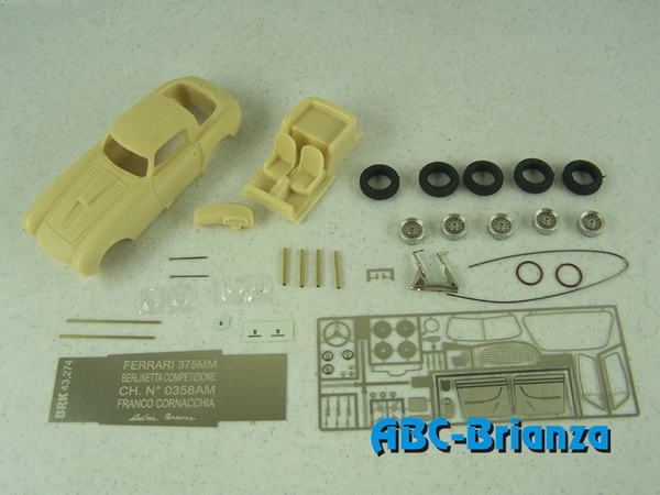 ferrari 375 mm berlinetta competizione ch.0358am kit (комплект деталей для сборки) BRK43274 Модель 1 43