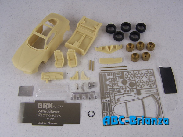 alfa romeo vittoria kit (комплект деталей для сборки) BRK43277 Модель 1 43