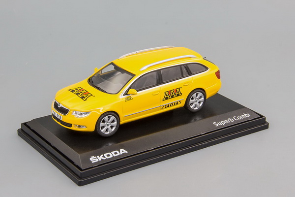 Модель 1:43 Skoda Superb II Combi (2009) - AAA Taxi