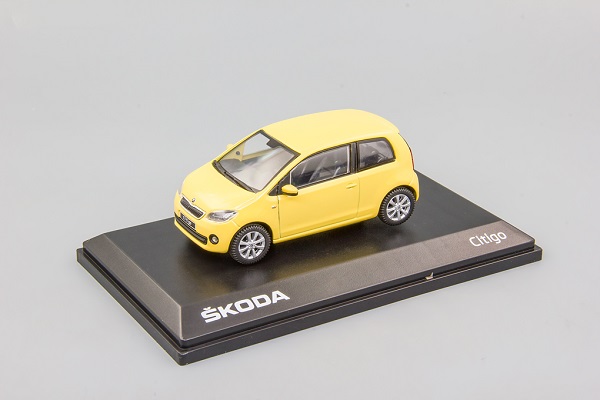 Модель 1:43 Skoda Citigo (3-door) - sunflower yellow