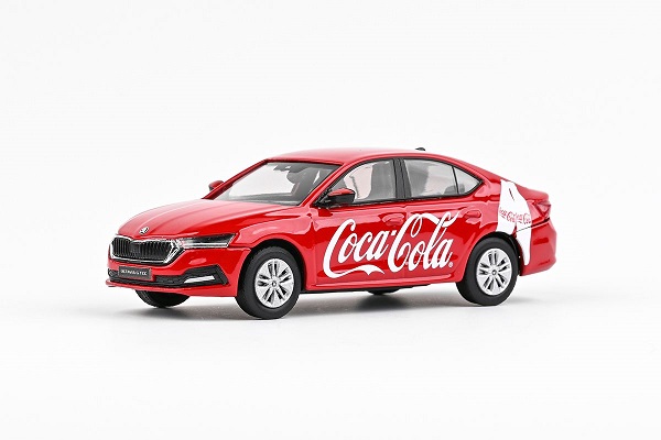 Модель 1:43 Skoda Octavia IV (2020) - Coca-Cola CZ