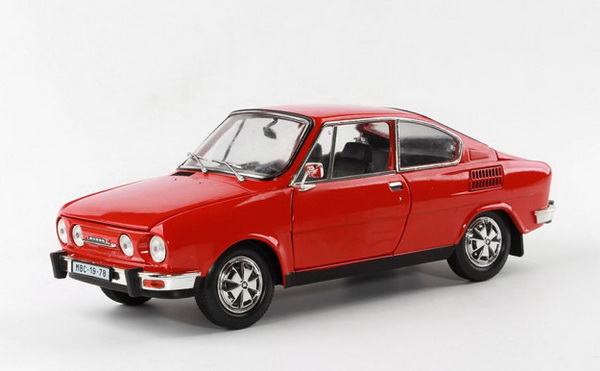 skoda 110 r coupe - red 118ABS-707BX Модель 1:18
