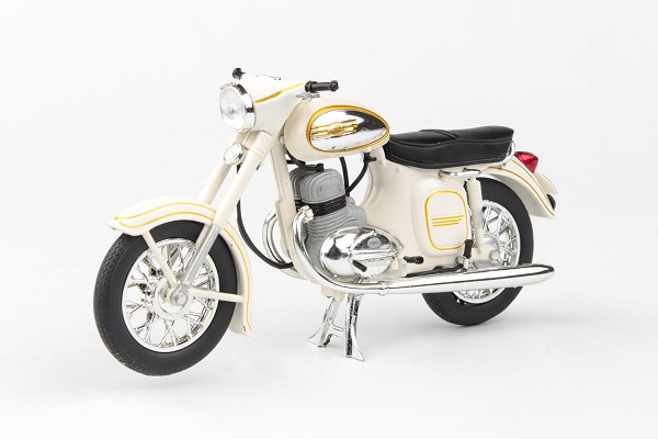 Модель 1:18 Jawa 350 Automatic (1966) - White