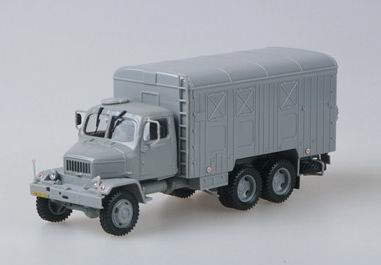 praga v3s container truck 6х6 - gray 143T-004CM Модель 1:43