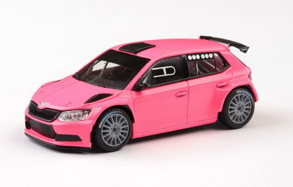 Skoda Fabia III R5 - pink matt 605BW Модель 1:43