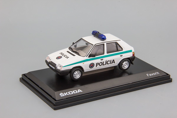 Skoda Favorit 136L (1988) - Police SK 709XA9 Модель 1:43