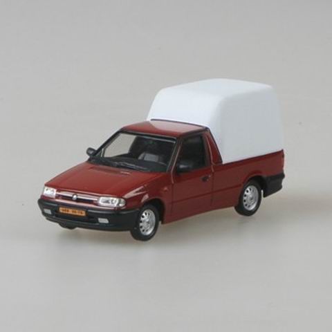 skoda felicia pick-up 1996 romantic red 710BO Модель 1 43