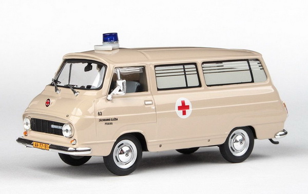 Skoda 1203 (1974) - Ambulance, Sanitka - Převozka 715XO7 Модель 1:43