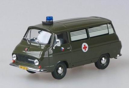 Skoda 1203 Army Ambulance - green
