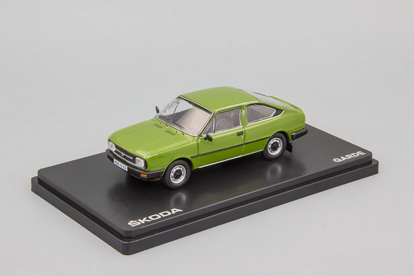 skoda garde (1982) - olive green 722QN Модель 1:43