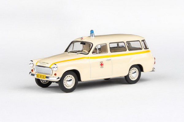 Skoda 1202 (1964) - Ambulance - Brno 728XO5 Модель 1:43