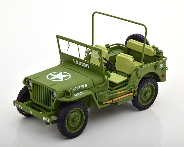 Модель 1:18 Willys Jeep US Army - olive-green