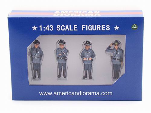 Модель 1:43 Diorama Figure- State Trooper Set of 4 (набор 4 фигурки)
