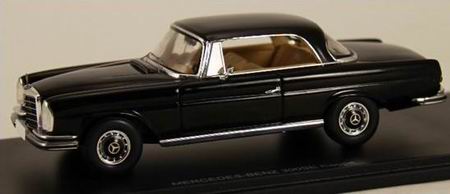 mercedes-benz 300se coupe (w112/3) - black A008 Модель 1:43