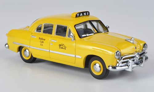 ford custom 4-door sedan - yellow cab co - taxi 184052 Модель 1:43