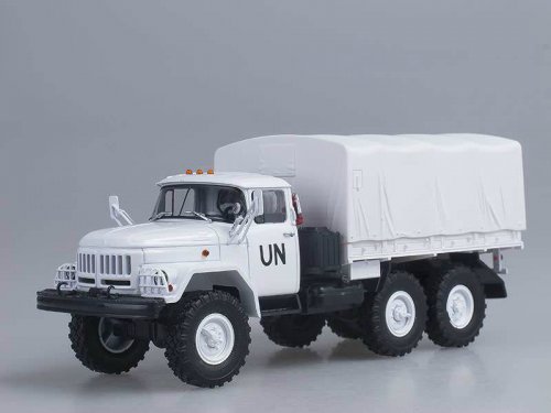 Модель 1:43 ЗиЛ-131 6x6 бортовой тент, миротворческие силы ООН (UN)