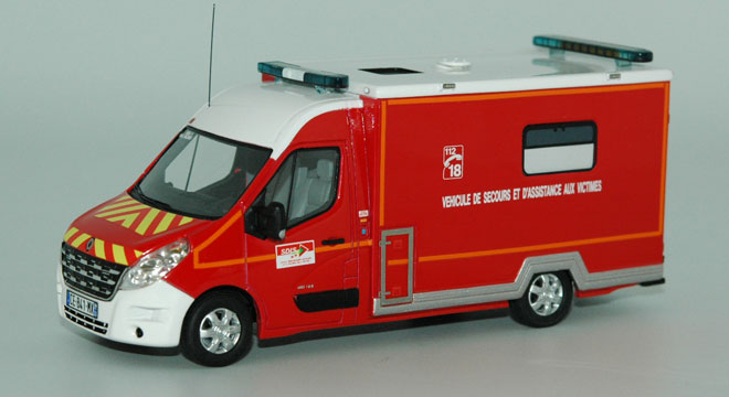 Модель 1:43 Renault Master VAN VSAV 33 Ambulance SAUPERS POMPIERS