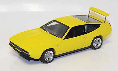 Модель 1:43 Lancia Fulvia 1600 Competition Ghia Salon Geneve - yellow (L.E.200pcs)