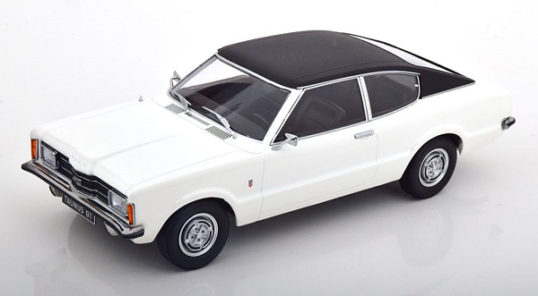Модель 1:18 Ford Taunus GT Coupe with vinyl roof - 1971 - White/ black