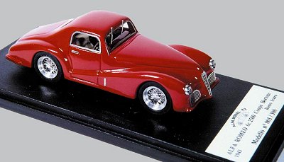 alfa romeo 6c 2500 coupe bertone - dark red AM43_153 Модель 1:43