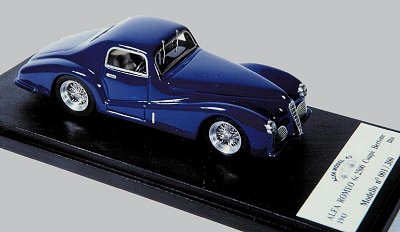 alfa romeo 6c 2500 coupe bertone - dark blue AM43_154 Модель 1:43