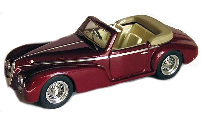 Модель 1:43 Alfa Romeo 6c 2500 S Cabrio Touring - amaranth