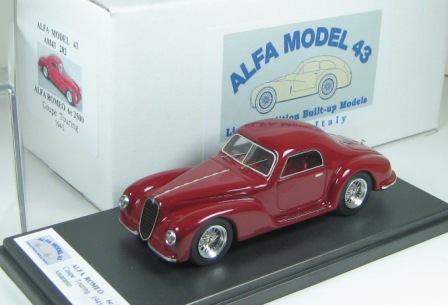 alfa romeo 6c 2500 coupe touring - red AM43_282 Модель 1:43