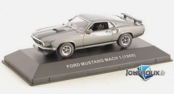 Модель 1:43 Ford Mustang Mach 1 - 1969 - Gray