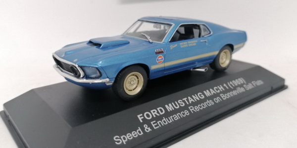 Ford Mustang Mach 1 Bonneville Salt Flats - 1969 - Ford Mustang 1/43 № 9 M1005-9 Модель 1:43