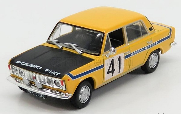 Модель 1:43 POLSKI FIAT 125P RAJDOWY N 41 RALLY MONTECARLO 1969