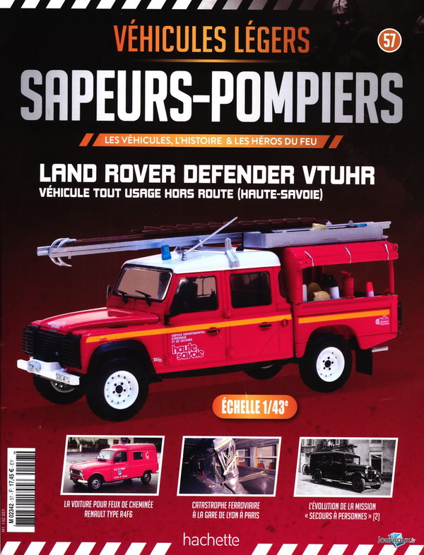 Модель 1:43 Land Rover Defender VTUHR - Vehicule Tout Usage Hors Route (Haute-Savoie)