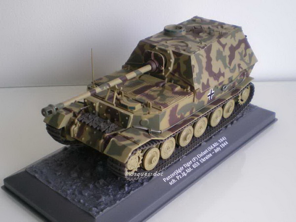 Модель 1:43 PanzerJäger Tiger Elefant - серия «Chars de Combat de la Seconde Guerre Mondiale» №3 (с журналом)