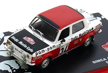 Модель 1:43 Simca 1000 Rally II №34 Rallye Monte-Carlo (Bernard Fiorentino - Maurice Gelin)