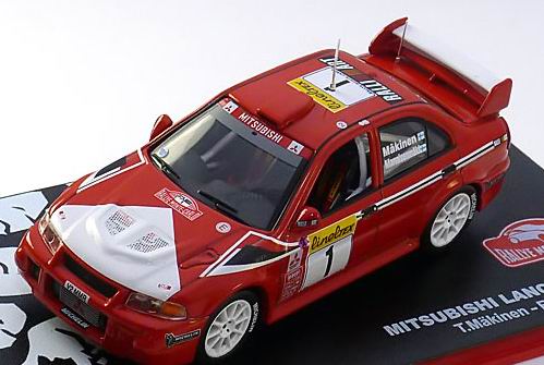 Модель 1:43 Mitsubishi Lancer Evo VI №1 Rallye Monte-Carlo (Tommi Antero Makinen - Risto Mannisenmaki)