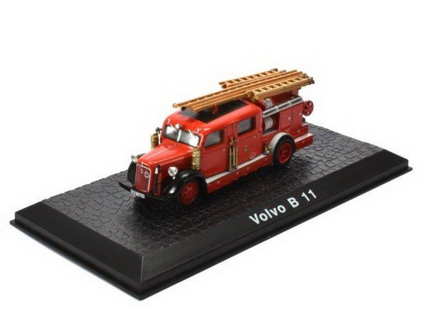 Volvo B11 Fire Brigade - red