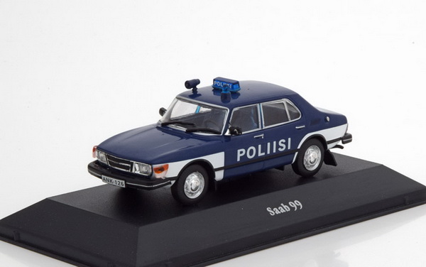 saab 99 "poliisi" (полиция Финляндии) 1974 7598014 Модель 1:43
