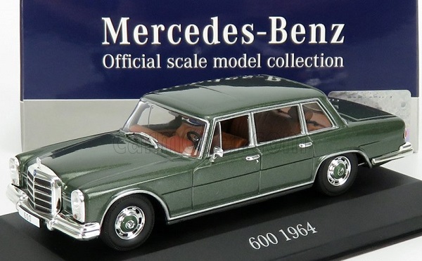 mercedes-benz s-class 600 (w100) - green 7905004 Модель 1:43