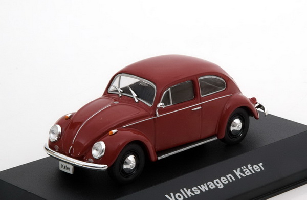 vokswagen kafer - dark red A71130 Модель 1:43