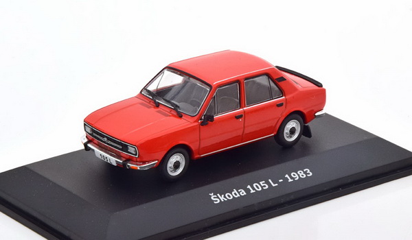 Skoda 105L 1983 - red