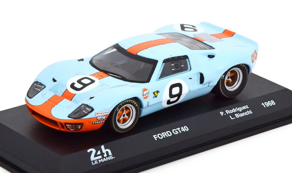 FORD GT40 #9 "GULF" Winner Le Mans 1968 Rodriguez - Bianchi