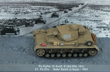 Модель 1:72 Pz. Kpfw. IV Ausf. D (Sd. Kfz. 161) 21 Pz.Div. Lybia