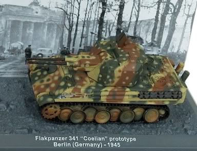 Модель 1:72 Flakpanzer Panther mit 3,7 cm Flakzwilling 341 Coelian Prototype - Berlin (Germany)