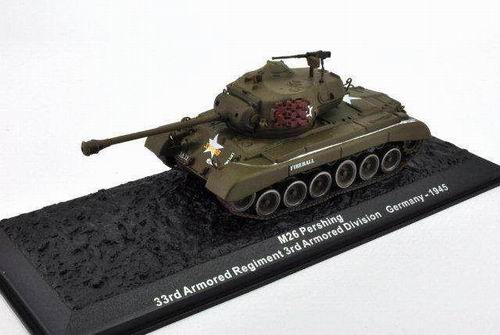 Модель 1:72 M26 Pershing 33rd Armored Regiment 3rd Armored Division Germany