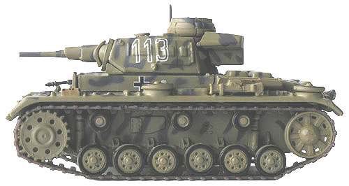 Модель 1:72 Pz.Kpfw. III Ausf. G (Sd.Kfz. 141) Sidi Rezegh (Lybia)
