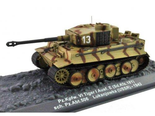 Модель 1:72 Pz.Kpfw. VI «Tiger» Ausf. E (Sd.Kfz.181) sch. Pz.Abt. 506 USSR