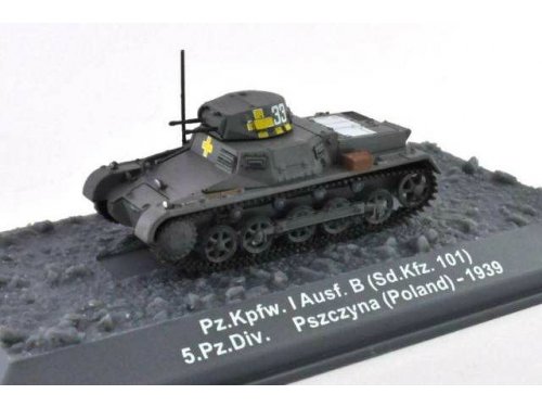 Модель 1:72 Pz.Kpfw.I Ausf. B (Sd.Kfz. 101) 5.Pz.Div. Pszczyna (Poland)