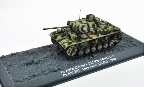 Модель 1:72 Pz.Kpfw. III Ausf.L (Sd.Kfz. 141/1) sch. Pz.Abt.502 Tortolowo (USSR)
